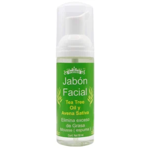 VANIFARM FRULLATI JABON FACIAL TEA TREE OIL Y AVENA SATIVA ESPUMA MOUSSE 50ML