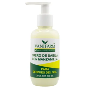 VANIFARM SUERO AFTER SUN DE SABILA CON MANZANILLA PARA DESPUES DEL SOL 130ML