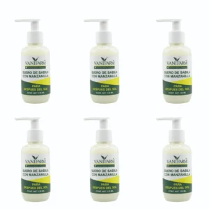 PAQUETE DE 6 PIEZAS VANIFARM SUERO AFTER SUN DE SABILA CON MANZANILLA PARA DESPUES DEL SOL 130ML