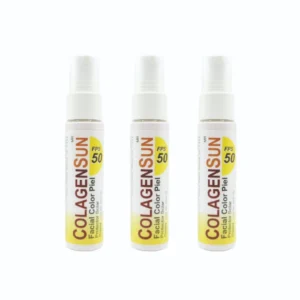 PAQUETE DE 3 PIEZAS COLAGENSUN FACIAL COLOR PIEL FPS 50 30ML