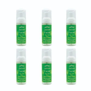PAQUETE DE 6 PIEZAS VANIFARM FRULLATI JABON FACIAL TEA TREE OIL Y AVENA SATIVA ESPUMA MOUSSE 50ML
