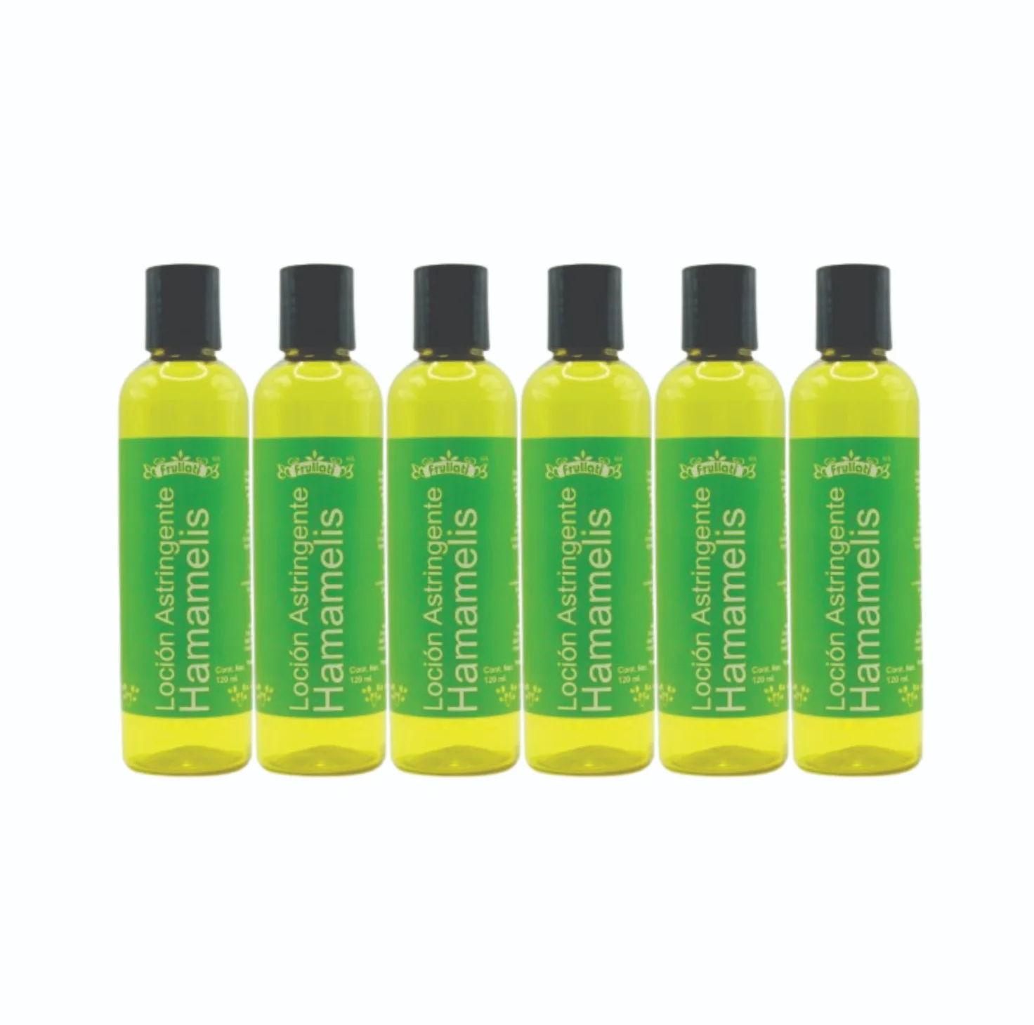 PAQUETE DE 6 PIEZAS FRULLATI LOCION ASTRINGENTE HAMAMELIS 120ML